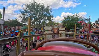 The Barnstormer  Full Ride POV  Magic Kingdom Walt Disney World 2023 4K [upl. by Kcirederf]