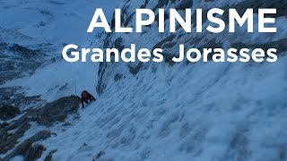 Grandes Jorasses Face Nord La Belle Hélène Pointe Hélène Chamonix MontBlanc montagne alpinisme [upl. by Shutz]