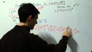 Exercícios de Binômio de Newton III  Matemática [upl. by Tiras]