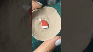 DIY New creation from Clay Christmas Plates 🍽️ Part 1 clayartcreations diy shortsvideo [upl. by Maye631]