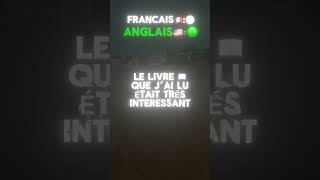 Petit cours d’anglais pour vous 🙌🏾🇺🇸coursdanglais anglaisfacile apprendrelanglais [upl. by Roman]