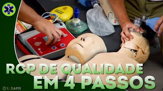 Sequência de RCP completa na PCR  Os 4 Passos que Salvam Vidas  Protocolo de SBV  Aula Prática [upl. by Bernhard]