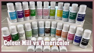 Colour Mill vs Americolor [upl. by Aremmat]