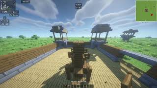 Tutorial costruzione castello su MINECRAFT [upl. by Lief446]