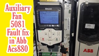 Auxiliary Fan not work  How to fix Auxiliary fan fault in Abb Acs880  Vfd repairing lab [upl. by Charla]