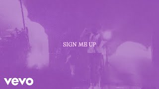 Post Malone  Sign Me Up Official Lyric Video [upl. by Lenhart]