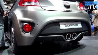 2013 Hyundai Veloster Turbo 186hp  in Detail 1080p FULL HD [upl. by Groscr332]