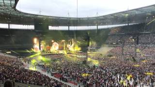 Coldplay  Yellow Live  Stade de France Paris  15 juillet 2017 [upl. by Rodmun]