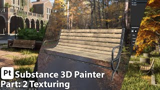 Unreal Engine 5 Environment  Substance 3D Painter  Part 2 Texturing [upl. by Navets874]