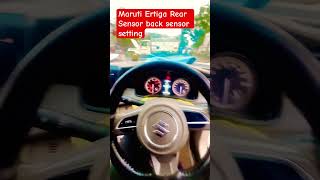 Maruti suzuki Ertiga back sensor not working how to set settings rear sensor rearsensor ertiga car [upl. by Ferro]