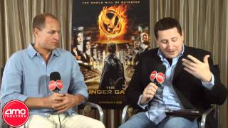 Hunger Games Star Woody Harrelson Haymitch Abernathy Talks WIth AMC [upl. by Leach260]