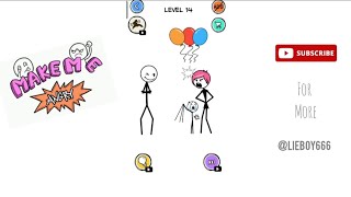 Make Me Angry You Can Stickman brain puzzle gameplay level 120 WEEGOON [upl. by Wise]