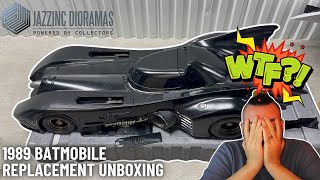 Jazzinc 1989 Batmobile REPLACEMENT Unboxing [upl. by Nizam]