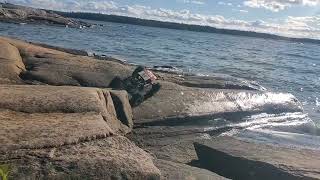 Just look at those ROCKS Capra crawling at Killbear Provincial Park 10 2024 [upl. by Bluefield]