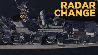 Radar Consumable Changing  World of Warships [upl. by Aitsirk635]