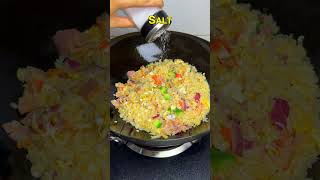 Bacon Egg Fried Rice 🤤 Bacon FriedRice EggFriedRice [upl. by Akcirahs]