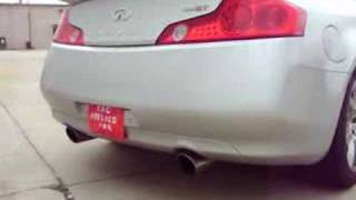 G35 coupe stock OEM exhaust with MR resonated testpipe [upl. by Morgenthaler]