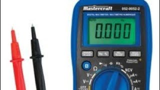 MASTERCRAFT 05200522 Multimeter Review amp Teardown [upl. by Shore]