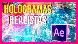 COMO Hacer un Holograma After Effects 🎞️  Efecto HOLOGRAMA After Effects  Holomatrix 2 [upl. by Eiznil504]