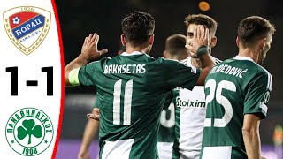 Borac vs Panathinaikos 11 All Goals and Extended Highlights [upl. by Gnex237]