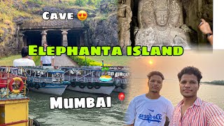 ELEPHANTA ISLAND 🏝️ IN MUMBAI  MAHADEV AND PARWATI MATA CAVES 😍🙏🏻 manojlyfit8 [upl. by Mohun]