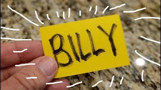 Easy Magic Trick Tutorial Predict a Name on Paper [upl. by Joiner]