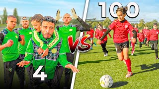 TEAM TOUZANI vs 100 KINDEREN 🤯🔥 [upl. by Ardyaf647]