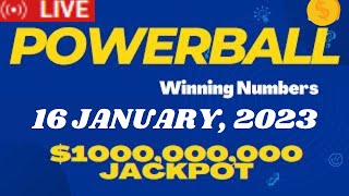 Powerball January 16 2023 Live Drawing – Lottery Winning Numbers  Halloween Jackpot [upl. by Eenej]