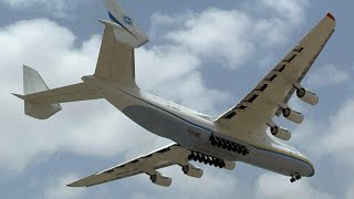 ANTONOV 225 MRIYA LANDING IN KARACHI [upl. by Trembly]