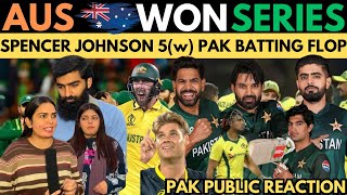 OMG 😱20 AUS WON THE SERIES AGAINST PAK 😭 JHONSON 5W VS HARIS RAUF 4W SHAME ON PAK 😡 PAK cry [upl. by Howarth]