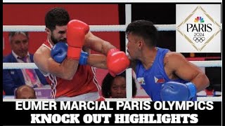 Eumir Marcial vs Tubabek Paris Olympics 2024  Knock out Highlights [upl. by Amann760]