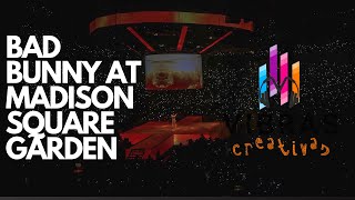 BAD BUNNY  MADISON SQUARE GARDEN LIVE  X100PRE TOUR [upl. by Ennasor]