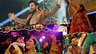 MEHNDI DANCE PERFORMANCES 😍  Areeb Ka Suprise Dance ♥️  Larki Waly Vs Larky Waly 🕺🏻💃🏻 [upl. by Belvia]