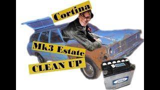 Mk3 Ford Cortina Estate Cleanup [upl. by Ziegler]