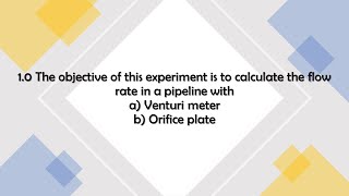 DJJ20073 FLUID MECHANICS PRACTICAL TASK 3 [upl. by Zwart]