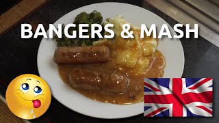 Bangers amp Mash  Sausages amp Creamy Mashed Potatoes in a Meaty Onion Gravy  Budget Banquet 😋 [upl. by Idelson]