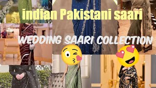 my indian Pakistani saari collection🥰😍 fashiondesign stitching trending weddingdress wedding [upl. by Aisayn]