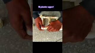 UPVC pipe fitting se shower Kaise banaen YouTubeshort short plumbing [upl. by Dyna]