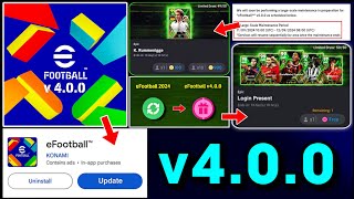 eFootball™ v400 Mobile Is Officially Here  eFootball v400 Update 🔔🤩 [upl. by Ramburt]