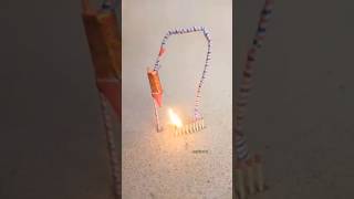 DIWALI Crackers Go BOOM in This Amazing Rocket Experiment experiment crackers diwali science [upl. by Kussell507]