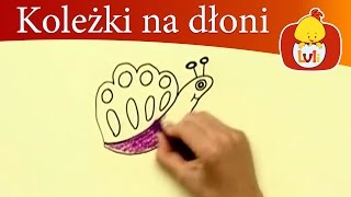 Koleżki na dłoni  Motyl i słoń dla dzieci Luli TV  Videos for babies [upl. by Aeht]