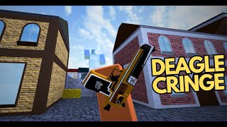 COUNTER BLOX DEAGLE CRINGE SHOWCASE  Roblox [upl. by Yunick]