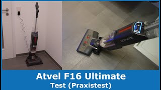 Atvel F16 Ultimate AkkuWischsauger  Test Praxistest des NassTrockenSaugers [upl. by Erdnuaed]