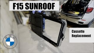 Sunroof Cassette Replacement BMW F15 X5 [upl. by Briana]