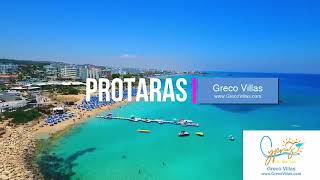 Cyprus In The Sun Holidays Greco Villas Protaras Drone [upl. by Perce406]