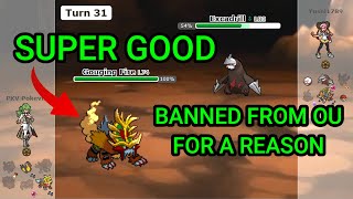 Gouging Fire Is Amazing Pokemon Showdown Random Battles High Ladder [upl. by Ardnaet]