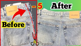 How to make waist smaller on Jeans [upl. by Sterner]