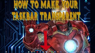 How to get transparent taskbar free [upl. by Allisirp699]