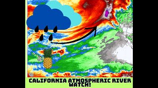 California Weather Atmospheric River Watch [upl. by Brost]