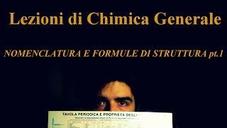 Lezione di Chimica Base  Nomenclatura e Formule di Struttura Esercizi [upl. by Eldon622]